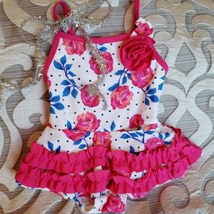💞Koala Kids Floral 6 Month Bathing Suit💞